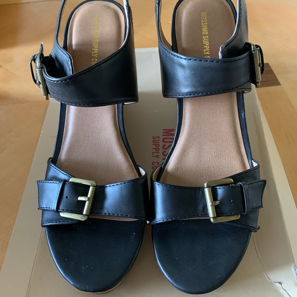 Black Mossimo Wedges
